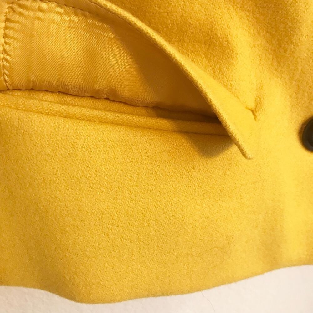 Anthropologie Cartonnier Luisa Marigold Cropped Wool Pea Coat Womens Size Small - Picture 7 of 9